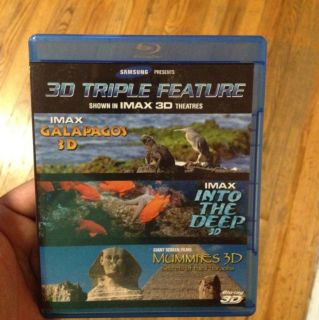 3D TRIPLE FEATURE IMAX *Galapagos*, *Into Deep Sea*, *Mummies*