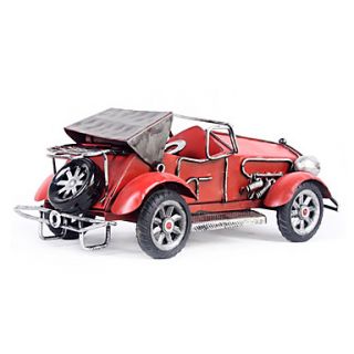 USD $ 26.29   The Metal Vintage Cars Sports Car Model(Red),