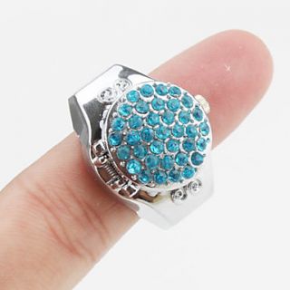 EUR € 3.05   kvinder krystal design legering analog quartz ring ur