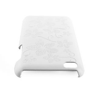 USD $ 2.79   Protective Plastic Back Case with 11 Laser Etching Flower