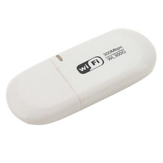 EUR € 13.51   usb adaptador Wi Fi (802.11n, 300 Mbps, branco), Frete