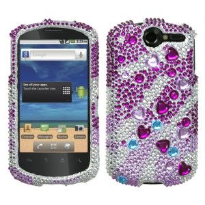 For at T Huawei Impulse 4G Crystal Diamond Bling Case Phone Cover Star