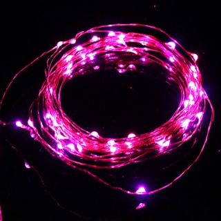 EUR € 15.45   5M 50 LED Roze Licht koperdraad String Fairy Lamp (12V