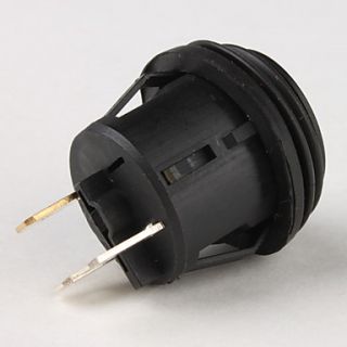 USD $ 6.19   Nylon 66 Car Switch with Blue Indicator (DC 12V, Black