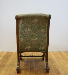  Victorian Nursing Chair Mahogany Occasional Bedroom Chair