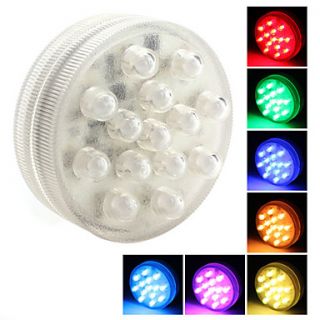 15 modus 14 LED Multi Colored dekorativ lampe med fjernkontroll (3xAAA