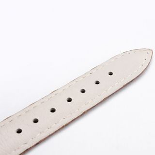 USD $ 3.59   Unisex Genuine Leather Watch Strap 16MM(Brown),