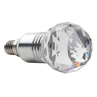 USD $ 9.39   E14 3W Green Light LED Crystal Ball Bulb,