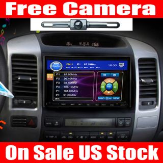 HD 7Touch Screen in Dash Head Unit 2 DIN Car Stereo DVD Player Free