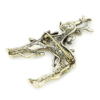 USD $ 3.19   Vintage Fawn Shaped Alloy Brooch,