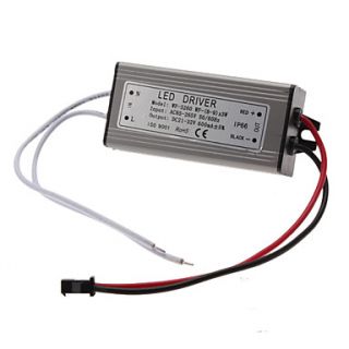 Water Resistant 18 27W LED Constant Current Source Voeding Driver (85