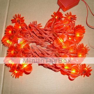 4m 3w 20 LED rotes Licht Laterne geformten String Märchen Lampe (110