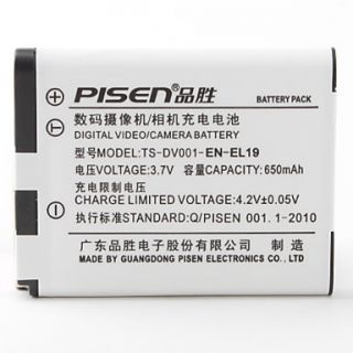 USD $ 9.29   Pisen Camera Battery EN EL19 for Nikon S2500,S3100,S4100