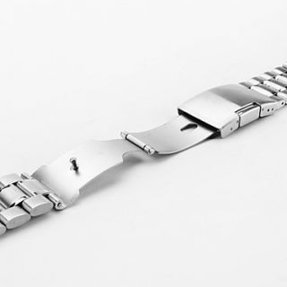 EUR € 8.45   unisex roestvrij stalen horloge band 20mm (zilver