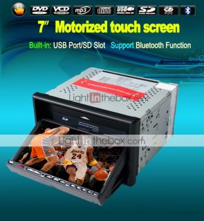 in Dash Double 2 DIN Car Deck DVD Stereo Touch Screen