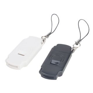 USD $ 3.19   PSP Style Whistle Pendants (2 Piece, Black and White