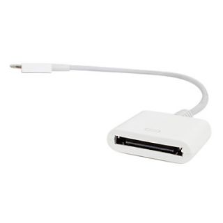 30 Pin Female to Lightning Charge and Data Adapter for iPhone 5, iPad