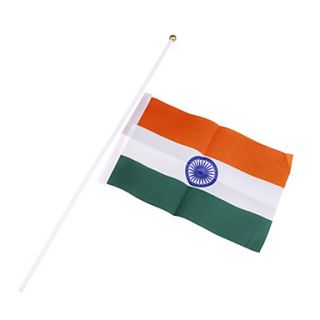 EUR € 2.01   Bandeira da Índia   grande 21,5 centímetros,, Frete