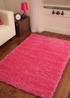 Pink Barbie Fuchsia Small Rug Shaggy Area Carpet Shag Simple Pile Rugs