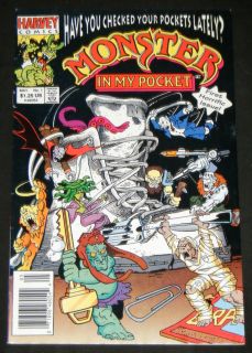Monster in My Pocket 1 Harvey Comics 1991 by Dwayne McDuffie Ernie