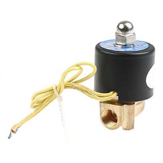 USD $ 19.99   12V DC 0.25 Inch Electric Solenoid Valve for Water Air