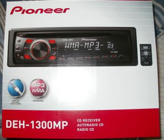 PIONEER CAR STEREO INDASH CD  WMA AM FM RECEIVER WITH FRONT AUX