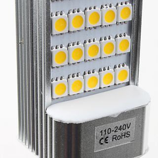 g24 3.5w 24x5050 SMD 250 300lm 2500 3500k Ampoule lumière blanche