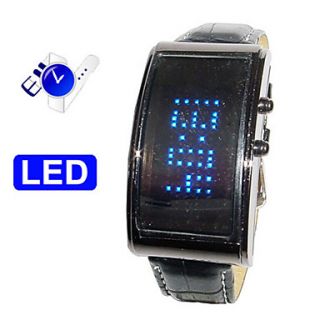 USD $ 28.29   Future Design   Blue LED Watch with DIY Own Words