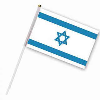 EUR € 0.54   Bandera de Israel de nylon (30 x 14 cm), ¡Envío