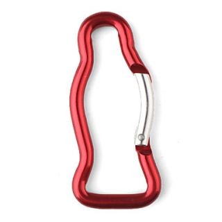 USD $ 1.29   Bottle Shaped Aluminum Carabiner (Color Assorted),