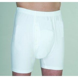 Mens Incontinence Boxer Briefs by Wearever White Size 3XL XXXL New