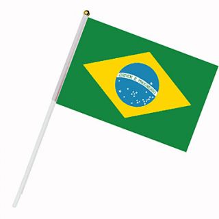 EUR € 0.54   Brasil Bandera de nylon (30 x 14 cm), ¡Envío Gratis