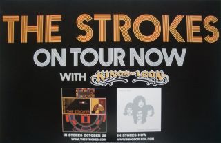  Kings of Leon on Tour Now U s Promo Poster Indie Rock Music