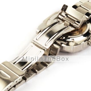 USD $ 36.99   Stainless Steel Self Winding Mechanical Wristwatch with