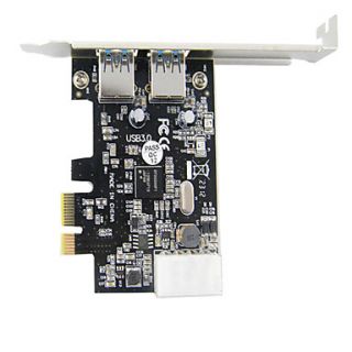 USD $ 34.99   PCI E to USB expansion Card For PC,