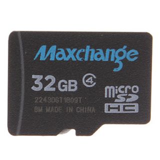 USD $ 37.79   32GB Maxchange Class 4 MicroSDHC Memory Card,