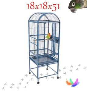  Small Dome Top Indoor Parrot Aviary Birds Cage Cages Play Bird