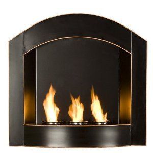 Decorative Indoor Outdoor Fireplace Heater w Real Flame