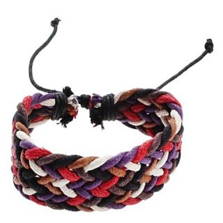 EUR € 1.37   Multicolor Weave Cord armband, Gratis Verzending voor