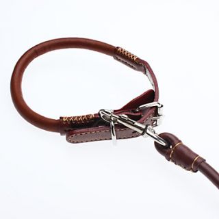 USD $ 22.79   Fashionable Leather Collar with Leash for Dogs(Neck 30