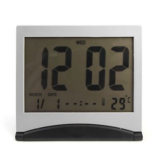 EUR € 7.35   flip up lcd alarme termômetro digital calendário