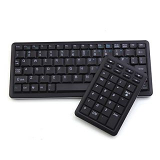 EUR € 36.15   usb mini teclado numérico do teclado qwerty + (preto