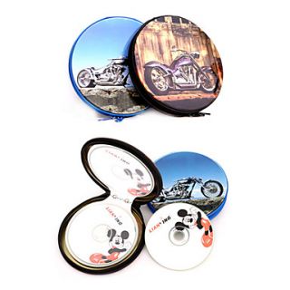 USD $ 5.39   Motorcycle Pattern Style CD Pouch,