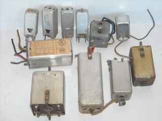 Lot of 11 Vintage Radio TV Variable Inductors Tuners