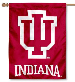 Indiana Hoosiers IU University College House Flag