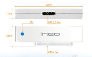 Ineo I NA216U Plus External Hard Disk Enclosure USB 3 0