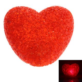 EUR € 3.03   Sweet Heart Shaped Red Crystal Light LED lámpara de