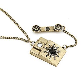 EUR € 5.42   Retro Telefoon Alloy ketting, Gratis Verzending voor