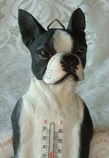  Purebred Dogs BOSTON TERRIER Puppy Dog INDOOR OUTDOOR THERMOMETER