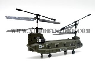  S026G Micro Chinook 3 Channel Indoor Ready to Fly RC Remote Control